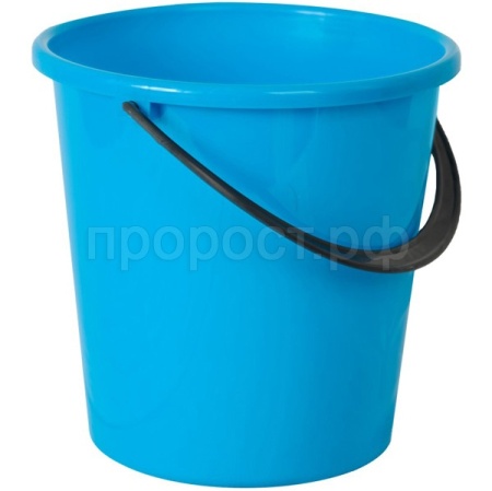 Ведро 8л Ромашка голубой 02012