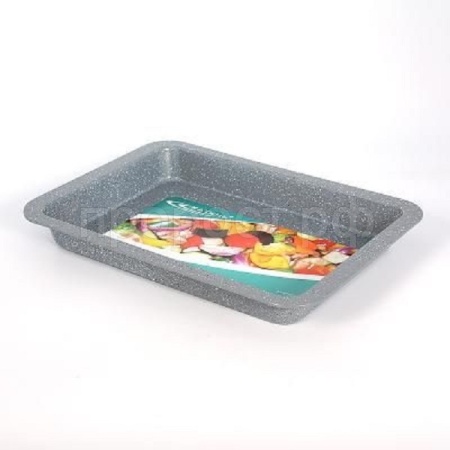 Противень 37,5*27*4,4см мраморный КТ-П-37М /24шт/Катунь