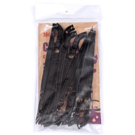 Полив Набор стрелок с зажимом (10шт) от водопровода д/кап.полива Жук 330221-00 /15шт/Цикл