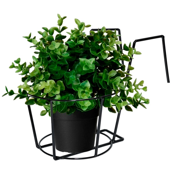 Подставка РЗДИ Балконная под Кашпо черная