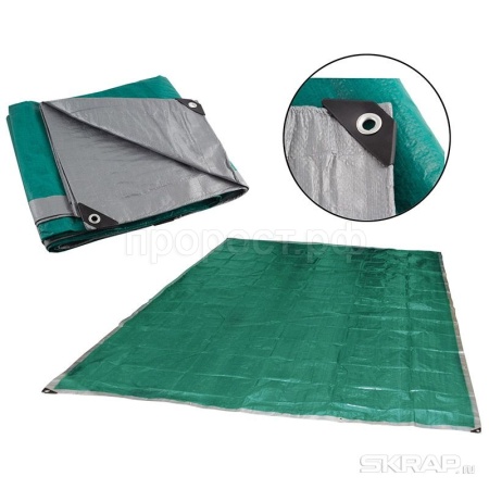 Тент универсальный 4*8м хозяйственный 100г*кв.м/6шт/999155/ECOS