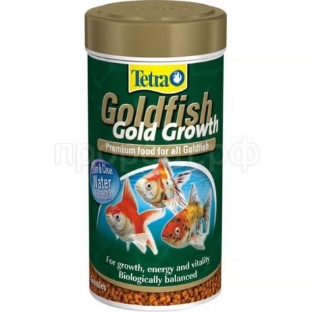 Рыбы банка Tetra Goldfish Gold Growth шарики для золотых рыбок 250мл/753143/АП