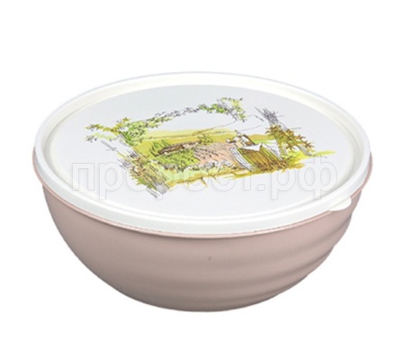 Салатник 2л Тоскана с крышкой какао 09036 /20шт/Арз