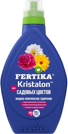 Кристалон ЖКУ Садовые цветы 0,5л 20шт Фертика
