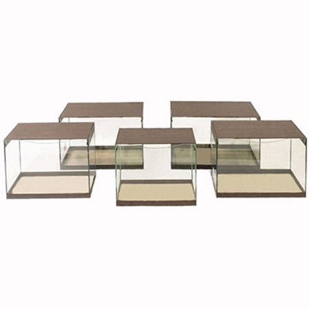 Аквариум прямоугольный матрешка с крышкой 167л (43,38,33,29,24)