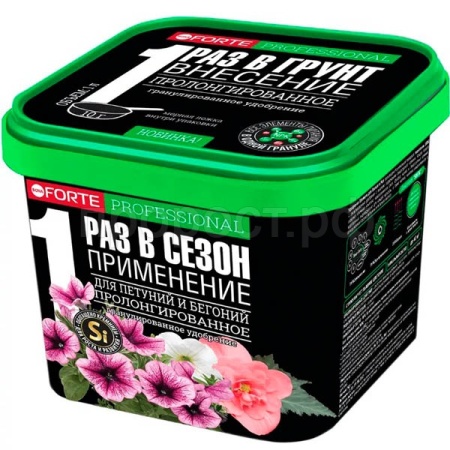 Бона Форте Петуния и Бегония с кремнием 1л ведро 12шт