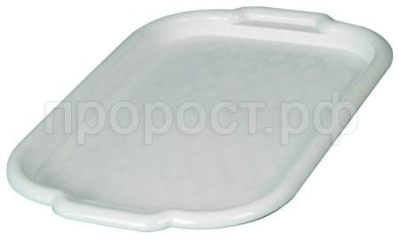Поднос большой 41*56см белый 16012 /20шт/Арз