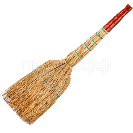 Веник сорго 5-ти прошивной 4-х лучевой Сорго 106954 /50шт/