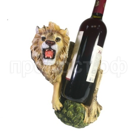 Фигура Подставка под бутылку Лев(акрил) L14W19H24  713886/I115