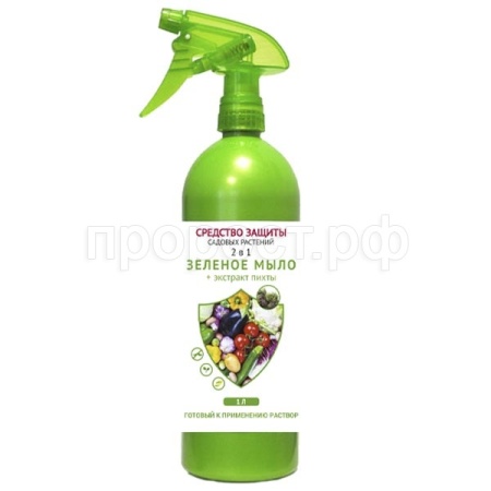 Зеленое мыло с экстрактом пихты 1л с распылителем 8шт ФХИ