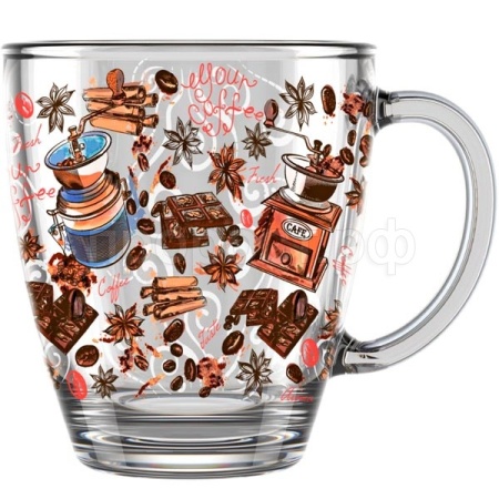 Кружка Кофемания 350мл /2025-Д /16шт/ДК