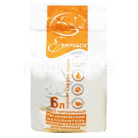 Наполнитель Ерошка впитыв. мелк.гранулы 6л/5шт