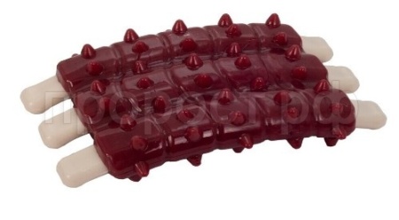 Игрушка с Рёбрышки с ароматом говядины Marli из термопластичной резины 12*8см/91200005/Каскад 