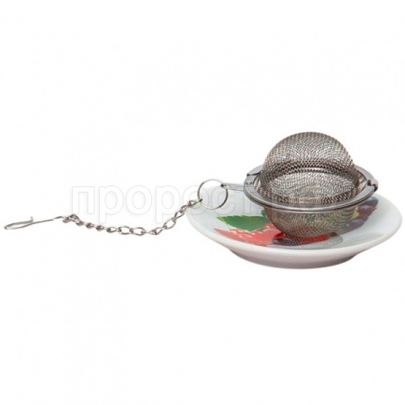 Ситечко д/чая Ягоды с подставкой 102-05109 /90шт/PSF