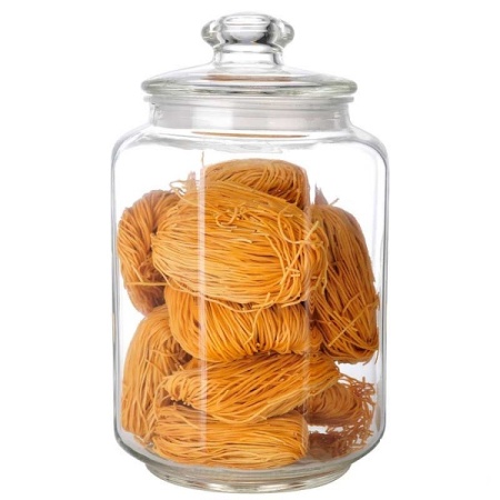 Банка д/сыпуч. прод. 3л LATTINA стеклянная с крышкой/12шт/003605/Mallony