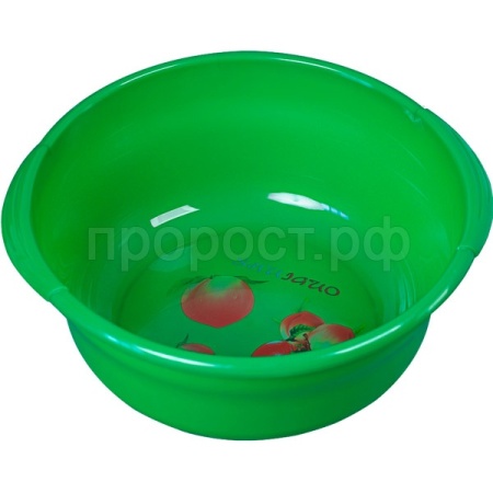 Таз 20л "Новинка" с ручками фисташковый 03016 /10шт/Арз