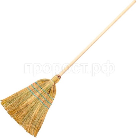 Метла 5-ти прошивная с дерев. черенком 004271 /25шт/