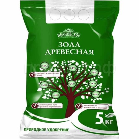 Зола древесная 5кг 5шт ФХИ