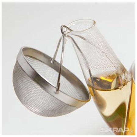 Ситечко д/заваривания чая 4*4*2,2см нерж.сталь/100шт /006873 /Mallony