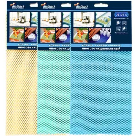 Коврик многофункц. 35*35см микс 67040 /10шт/В 