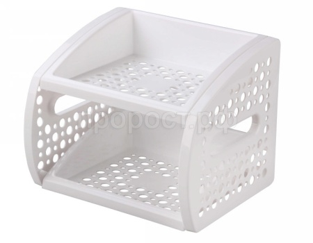 Подставка настольная 2-х ярусная белый М6318 /16шт/ Альтерн