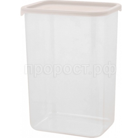 Емкость д/сыпуч. 2л Sugar&Spice прямоуг. латте с гибкой крышкой SE1683 /8шт/ПР