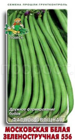 Поиск Фасоль Московская белая зеленостручная 556 20шт