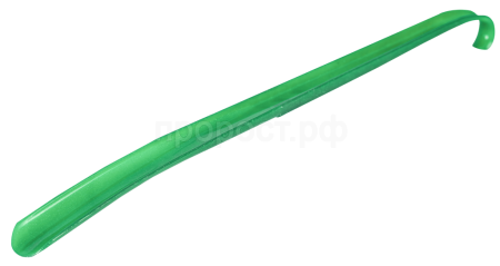 Рожок д/обуви зеленый 11001 /25шт/Арз