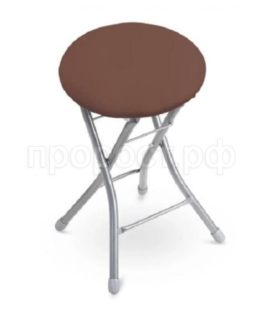 Табурет складной круглый коричневый до 120кг ТБСК2/3 /4шт